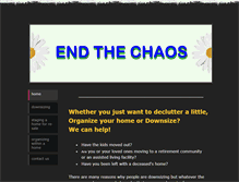 Tablet Screenshot of endthechaos.com